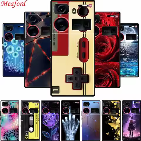 For ZTE nubia Z60 Ultra Phone Case Black Silicone Soft Back Cover Case For ZTE nubia Z60 Ultra Case 