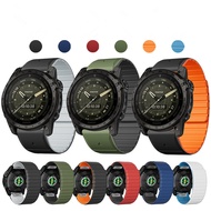 Dual Colors Silicone watch strap for Garmin Fenix 5 6 7X Pro magnetic Watchband