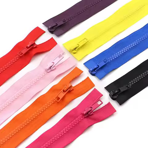5# Resin Zippers double slider Open ended zipper for Sleeping Bags Sofa Garments Craft Sewing L: 50/