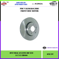 Hyundai Avante HD X20 Front Korea Aftermarket Disc Rotor 1pc (51712-2H000)