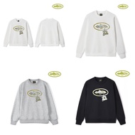 Golden chain wrapped island printed trendy hoodie with 23 words embellished with multi-color casual 