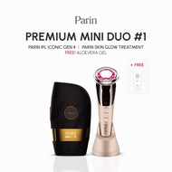 Parin Premium MINI DUO #1 PARIN ICONIC GEN4 & SKIN GLOW : หน้าสวย ผิวใส ไบร์ททุกส่วน กำจัดขน IPL และ