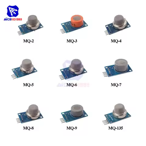 diymore Gas Detection Sensor Module MQ-2 MQ-3 MQ-4 MQ-5 MQ-6 MQ-7 MQ-8 MQ-9 MQ-135 Gas Sensor Module