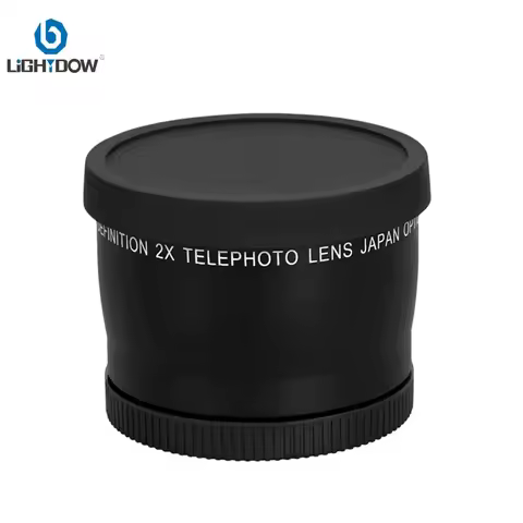 Lightdow 58mm 2.0X 18-55mm Affiliated Telephoto Lens for Cannon 550D 600D 650D 700D 1100D 450D 500D 