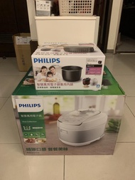 Philips 飛利浦 智慧萬用電子鍋/壓力鍋/萬用鍋 HD2140 白小萬+額外專用內鍋 HD2775 5L
