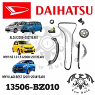 (13506-BZ010) (132S) DAIHATSU TIMING CHAIN KIT SET MYVI LAGI BEST (2011~2017"), ALZA 1.5, AWANZA 1.5
