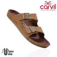 Sandal Kulit Sapi /sendal cwok carvil / sandal kulit cowok / sandal carvil cowok / sendal carvil pri