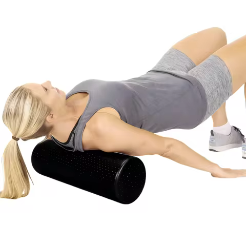 45/90CM Yoga Foam Massage Roller Fitness Portable Pilates Body Gym For Leg Arm Back Feet Pain Shaft 