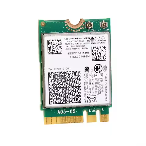 Wireless Adapter Card for Intel Dual Band 7260NGW AC BT4.0 WIFI NGFF Card For IBM lenovo thinkpad T4