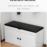 Open Door Storage Entrance Entrance Home Soft Particle Stool Wooden Shoe Cabinet Simple Modern Bag C