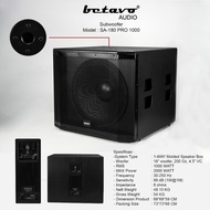 Speaker Subwoofer Aktif 18 inch BETAVO SA-180 PRO 1000 Original