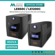 KOSS LE-850C 850VA / LE-1200C 1200VA / LE-3000C 3000VA UPS AVR, LCD DISPLAY LENNOX SERIES *UNINTERRU