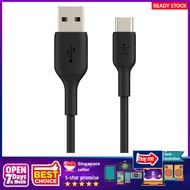 [sgstock] Belkin Boost Charge USB-A-C Cable - 3M - Black - [Black] [3 m]