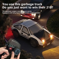 1/64 Ratio AE86 Desktop RC Drift Car Model 4WD Proportional Throttle Remote Control Racing Small Car