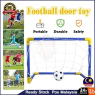 Mini Football Soccer Goal Post Net Set Kids Football Goal Bola Sepak For Indoor/Outdoor Children Fun