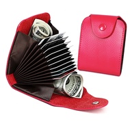 Guangzhou Genuine Leather Organ Card Holder Card Holder Large Capacity Bag Cowhide Card Holder Bag F
