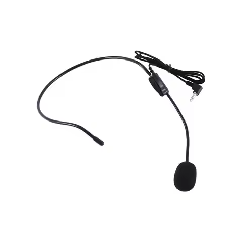 Wired Headset Microphone Portable Lavalier Portable Performance Speech Singing Teaching Lectures Voi