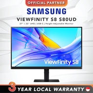 [FAST SHIP] Samsung ViewFinity S8 S80UD | 27"/32" UHD | USB-C | Height Adjustable Monitor(LS27D804UA