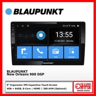 BLAUPUNKT New Orleans 900 DSP วิทยุติดรถยนต์ จอแอนดรอยด์ 9″ Ergonomic IPS Capacitive Touch Screen | 4GB + 64GB, 8-Core | HDMI | 360 AVM (Optional)