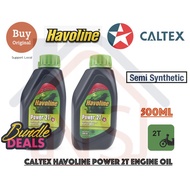 Caltex Havoline Power 2T Semi-Synthetic Two-Stroke Motorcycle Engine Oil 500ml