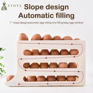 Refrigerator Egg Storage Box Kitchen Egg Box Storage Egg Box Four-Layer Dedicated Egg Carton Egg Rol