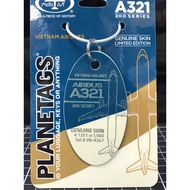 [RBF] PlaneTags Vietnam Airlines A321-200 VN-A347 Mixed Color Leather Key Ring
