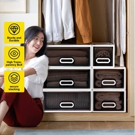 Citylife 25L Stackable Storage Chest Drawers box Home Organizer Drawer Plastic Cabinet