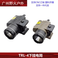 TLR-4 Lampu Suluh Bawah Laras Berkeamatan Tinggi dengan Laser Merah P1 P3 Glock G17 Lampu Suluh Bawa