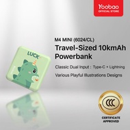 Yoobao 3C Certified Powerbank M4Mini/6024/6024MNQ 10000mAh 10W/PD20W Cube Cute Portable Power Bank w
