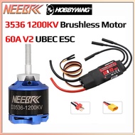 NEEBRC D3536-1200KV Brushless Motor 60A V2 ESC Combo For RC FPV Drone Fixed-wing Multicopter Quadcop