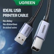 UGREEN USB Printer Cable USB Type B Male to A Male USB 2.0 Cable for Canon Epson HP ZJiang Label Printer DAC USB Printer
