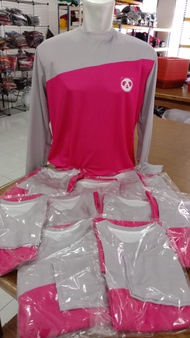 Tshirt jersey Foodpanda rider baju Jersi Microfiber long Sleeve Ready Stock