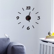 ดิจิตอล3D นาฬิกาอะคริลิคสติ๊กเกอร์ติดผนัง DIY หน้าแรกนาฬิกาเครื่องตกแต่งฝาผนัง
