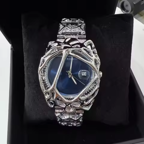 2025 Alabaster style alien men's watch medieval niche high-end quartz watch calendar waterproof nich