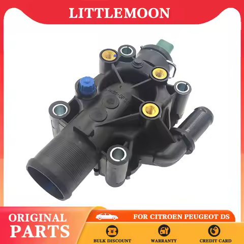 Littlemoon China original engine thermostat assembly 9807218980 1336Z0 For Peugeot 307 206 301 207 3