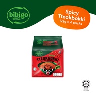 bibigo Spicy Tteokbokki Stir-fried Ramyun 122g x 4 pack (Best Before: 19/Oct/2026)