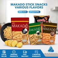 Makado Stick Snacks Various Flavors – | Original | BBQ | Nori 55g | Shrimp CQK 65g Thai French Fries