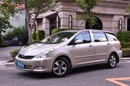 里程10萬 7人座 5門掀背 熱門休旅 2005 TOYOTA WISH 2.0 G版 0980558999黃'R