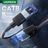 Dây Cáp mạng RJ45 Cat8 Ugreen NW153 80429 80430 80431 80432 80433 (Ethernet Tốc độ 40Gbps-2000MHz)
