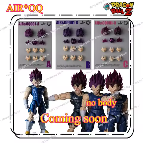 Coming soon Air&OQ Studio Vegeta Dragon Ball Shf Head Accessories Air OQ Vegeta Action Figurine Cust
