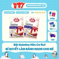 [GERMANY] RUF Organic Gelatine Powder 9g for making jelly, pudding and preparing Piece for weaning b