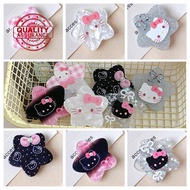 Cartoon Hellokitty Hair Clip Cute Five-pointed Star 4cm Hairpin E7n1