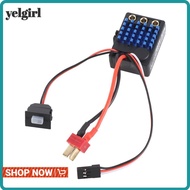 AGLYELGIRL Brushless ESC, Waterproof Short Wire Sensorless Motor ESC, Durable 35A 5V/2A BEC Remote C