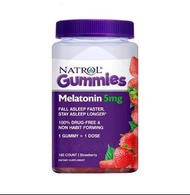 美國Natrol Melatonin褪黑激素5亳克,幫助睡眠，180粒軟糖