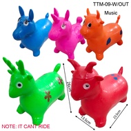 Small Size Children's inflatable music jumping horse thickening jumping horse TTM-04-09