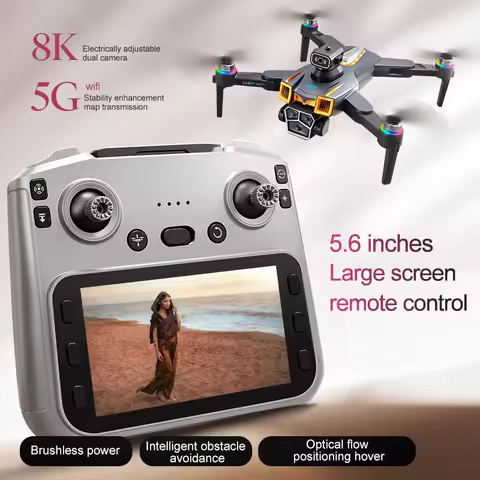 A19Pro Max 8K Drone with GPS & Brushless Motor, Triple Camera EIS, Optical Flow, Obstacle Avoidance,