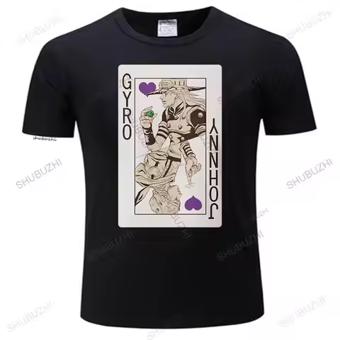 Gyro Zeppeli - Jack Of Hearts T Shirt Johnny Joestar Gyro Zeppeli Steel Ball Run Jjba Jojos Bizarre 
