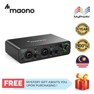 MAONO PS22 Audio Interface for Recording, Music Production, Guitar