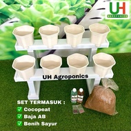 SET HYDROPONIK UHA-4BN BALCONY | HYDROPONIC BALCONY SET