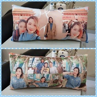 Custom photo pillows, names, greetings, length 27x55 cm, gifts for friends, couples, children, teach